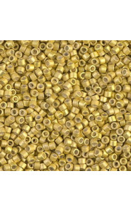 Miyuki delica Beads 11/0 - Galvanized semi-frosted zest DB-1154